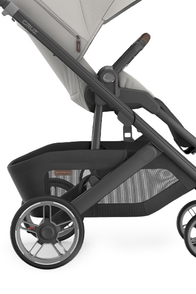 &bull; Cesta XL silla UPPAbaby Cruz V3 con gran capacidad 13,6 kg
